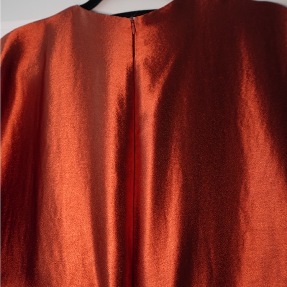 ASOS Long Sleeve Rust Dress - Picture 4 of 5